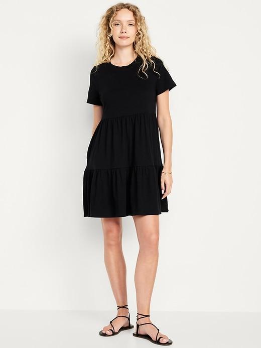 Tiered Mini Swing Dress Product Image