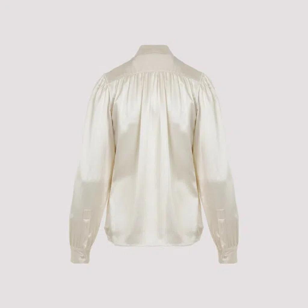 SAINT LAURENT Blouse 38 In  Craie Product Image