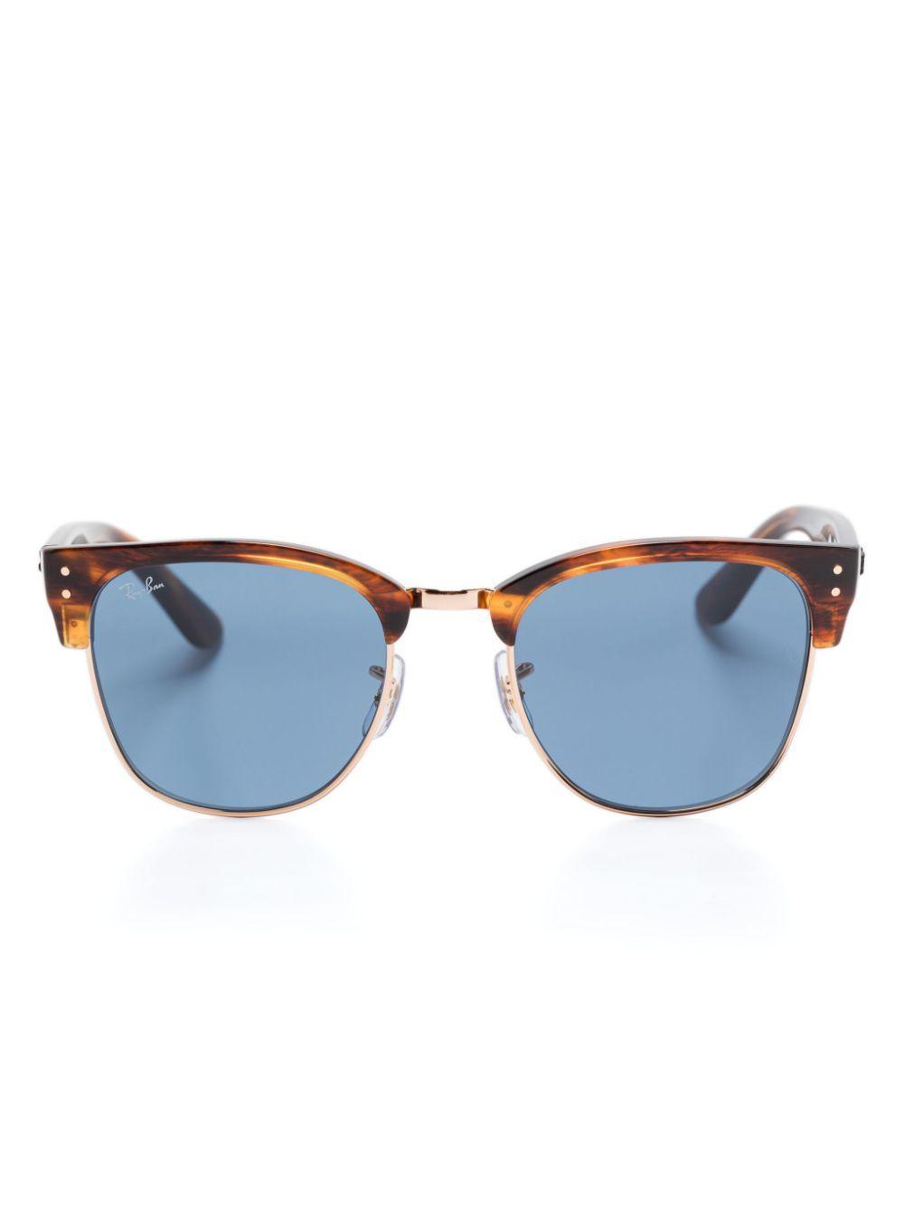 RAY BAN Clubmaster Reverse Sunglasses In Brown Product Image