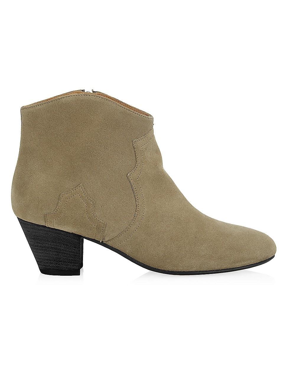 Womens Dicker 55MM Suede Ankle Boots Product Image