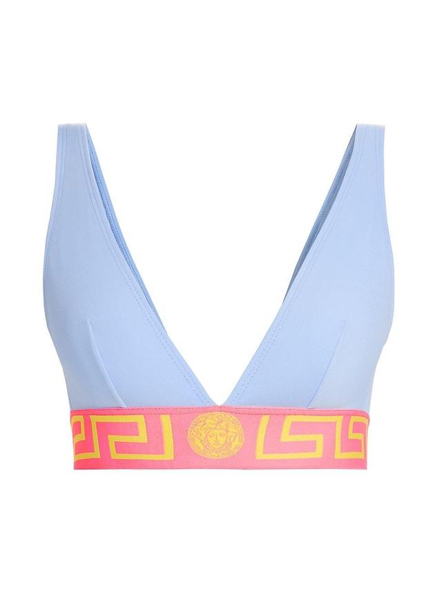 Womens Greca Triangle Bikini Top Product Image