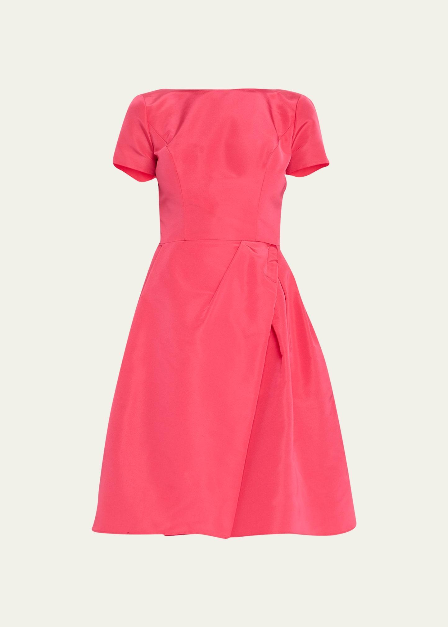 Womens Icon Silk Faille Cocktail Dress Product Image