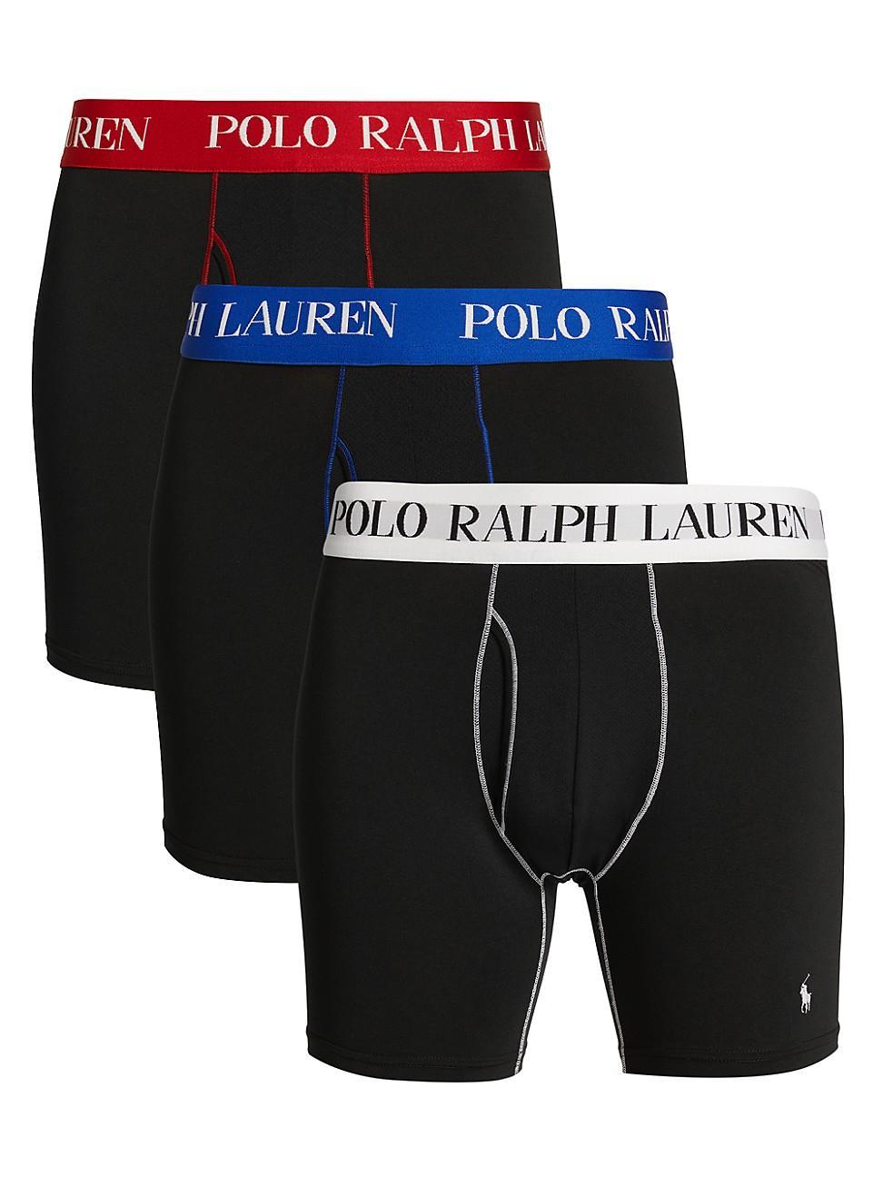 Mens Logo 3-Piece Boxer Brief Set Product Image