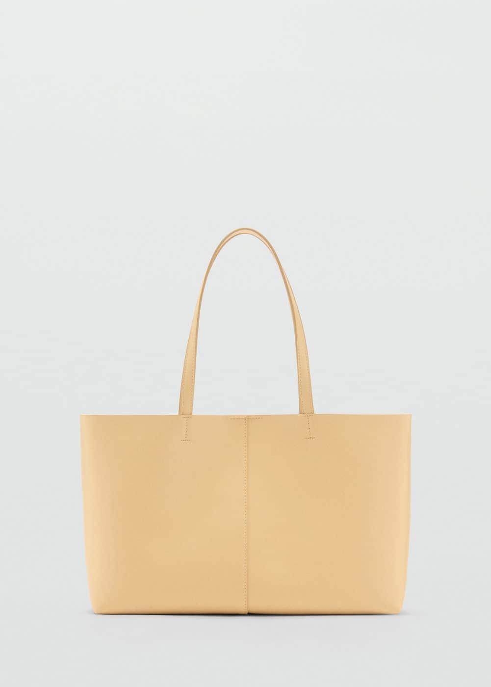 MANGO - Leather-effect shopper bag - One size - Women Product Image