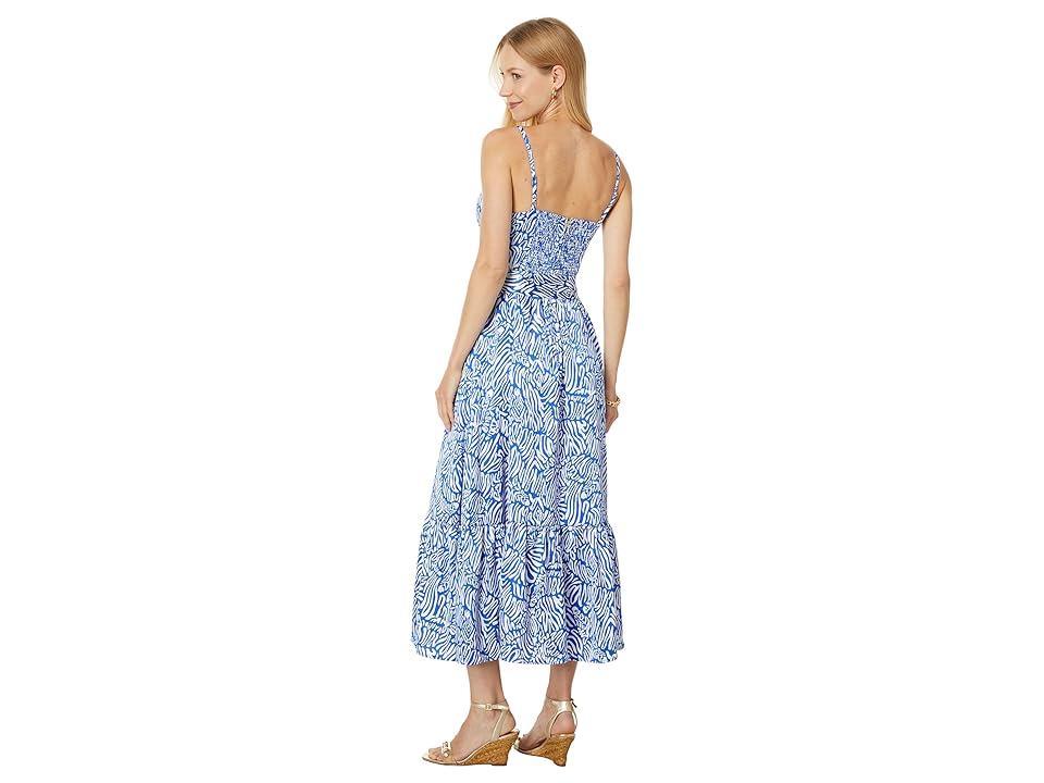 Lilly Pulitzer Marcelina Midi Dress (Martinique Zee Bebe) Women's Dress Product Image