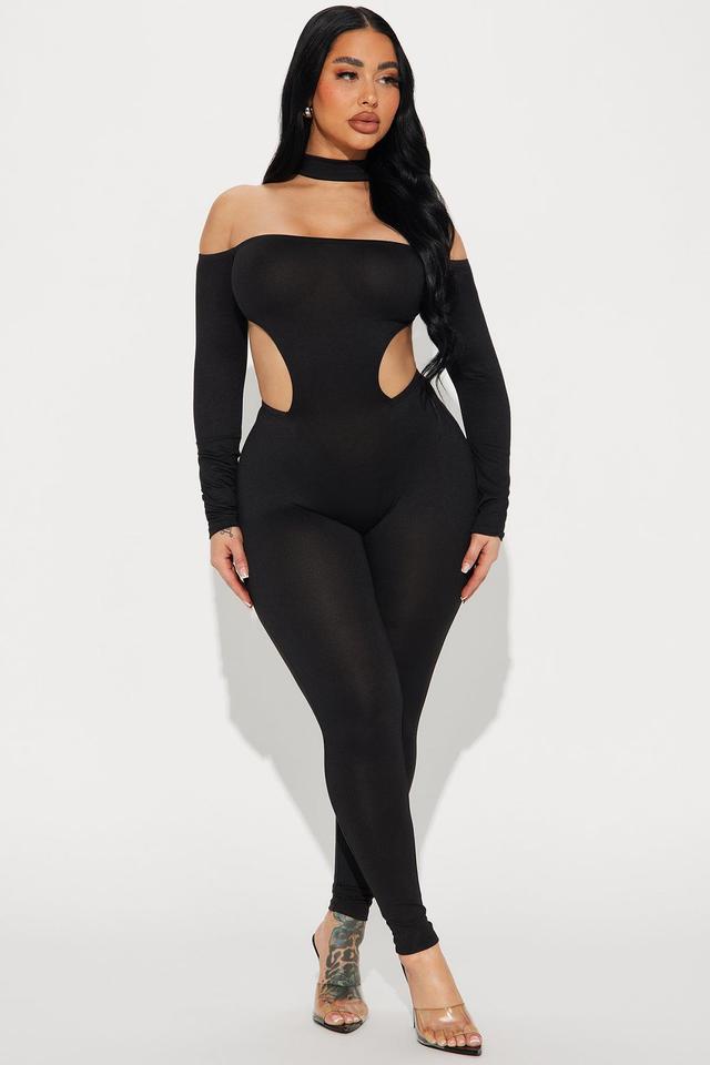 Ready For Love Jumpsuit  - Black Product Image