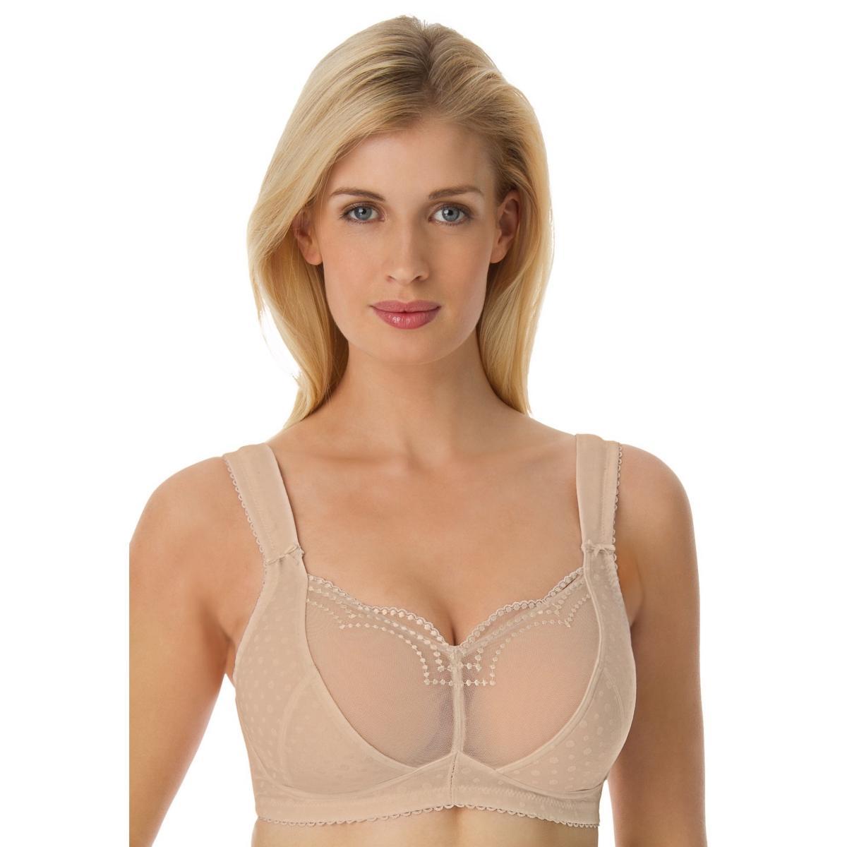 Comfort Choice Womens Wireless Gel Strap Bra Product Image