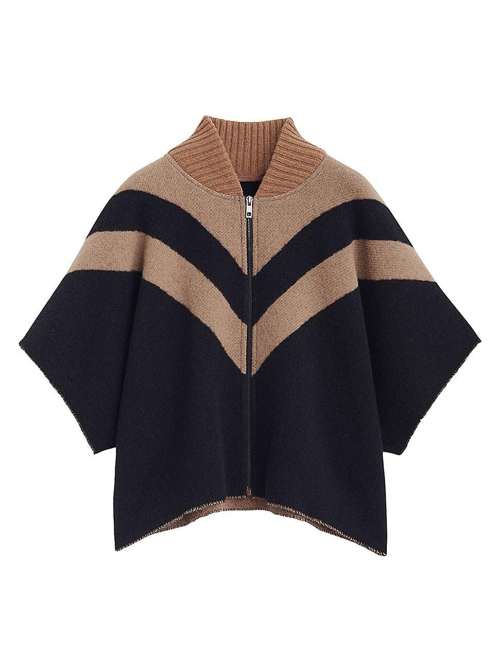 rag & bone Varsity Zip Front Poncho Product Image