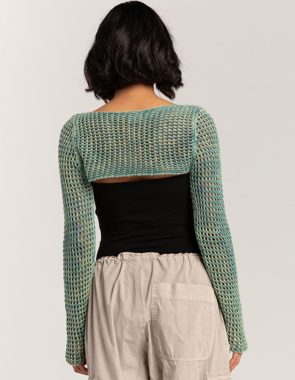 BDG Urban Outfitters Acid Wash Lattice Womens Shrug Product Image