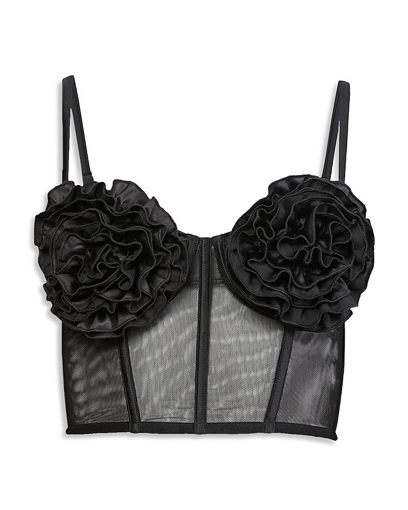 Womens Fleur du Mal x Marilyn Monroe Rose Cup Cropped Bustier Product Image