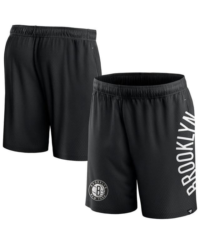 Mens Fanatics Branded Brooklyn Nets Post Up Mesh Shorts Product Image