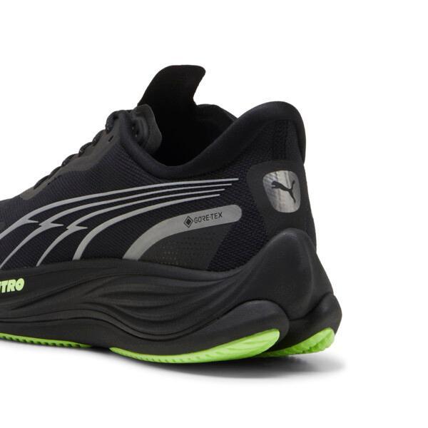 PUMA Velocity NITROâ¢ 3 GORE-TEXÂ® Men's Running Shoes in Black/Silver/Fizzy Apple Product Image