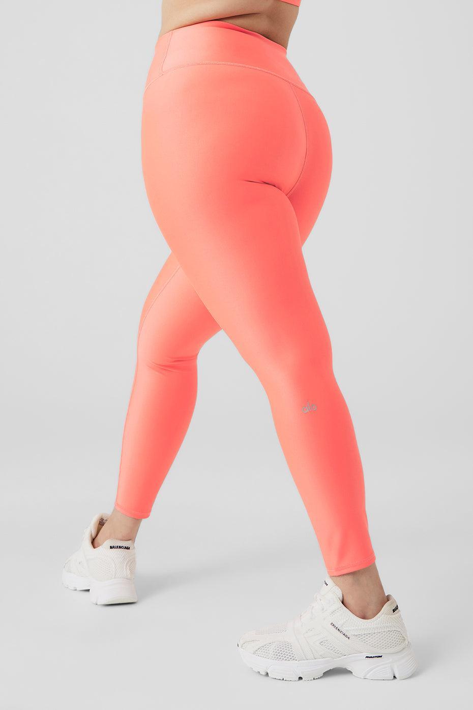 7/8 High-Waist Airlift Legging - Candy Orange Female Product Image