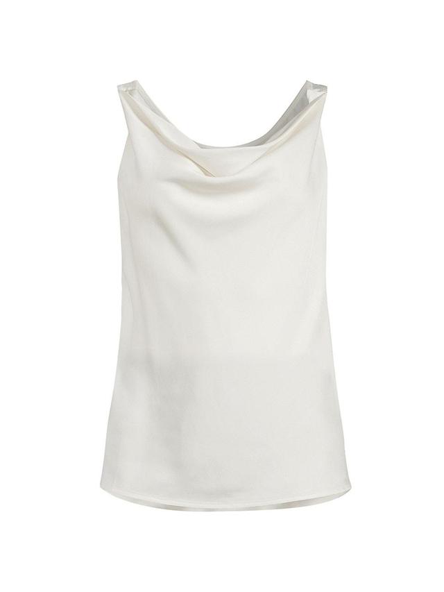 Womens Crepe Drape Tank Top Product Image