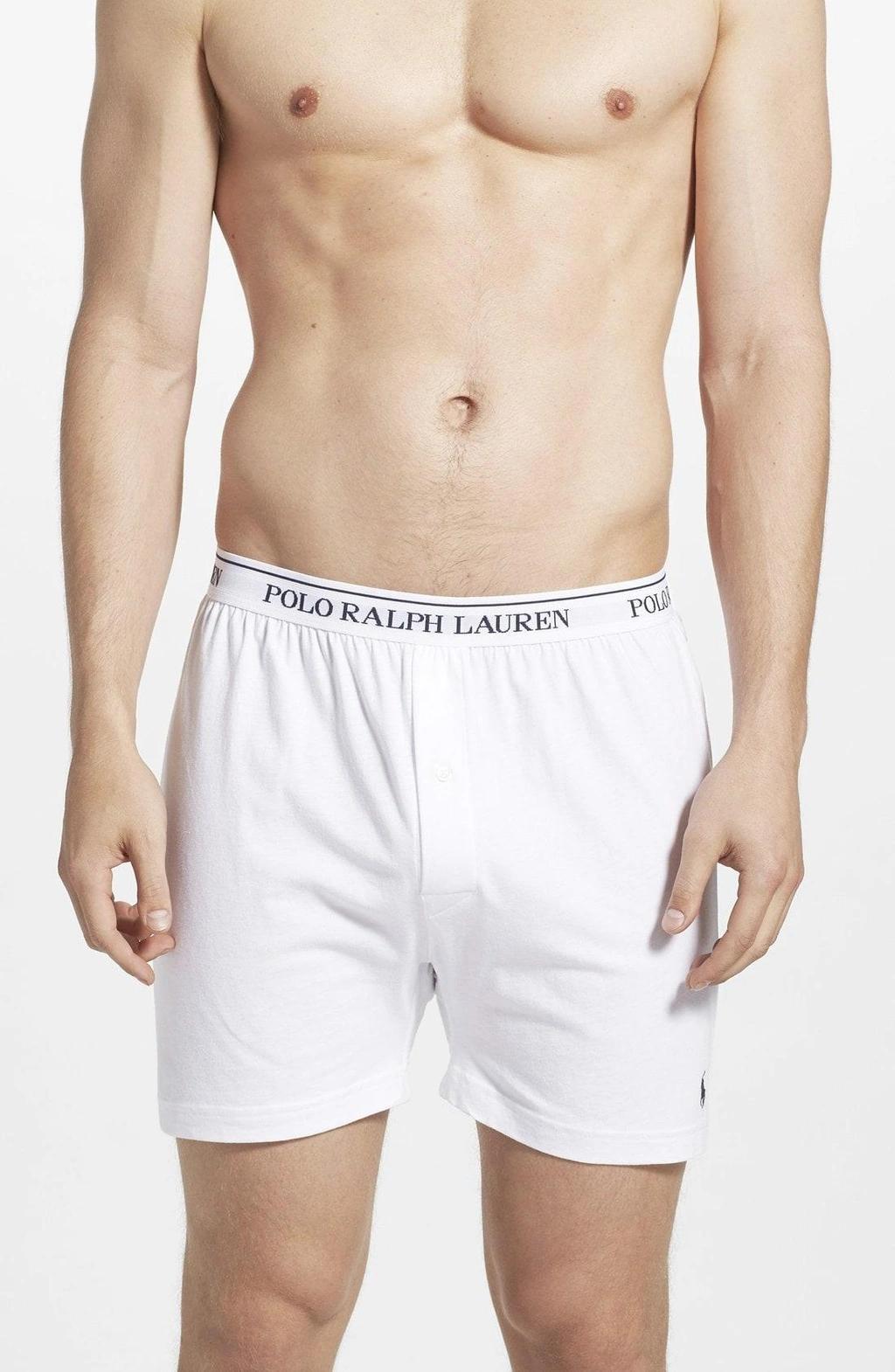 POLO RALPH LAUREN 3-pack Cotton Boxers In White Product Image