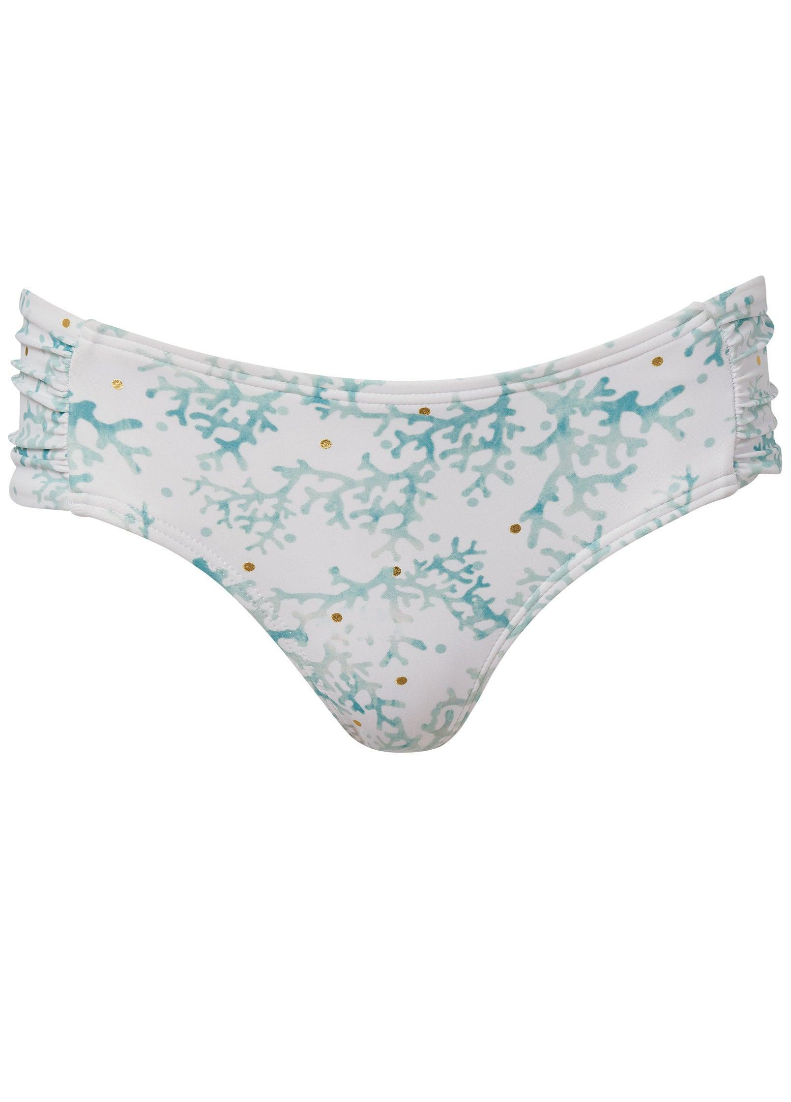 Ruched Side Swim Bottom - Lagoon Life Product Image