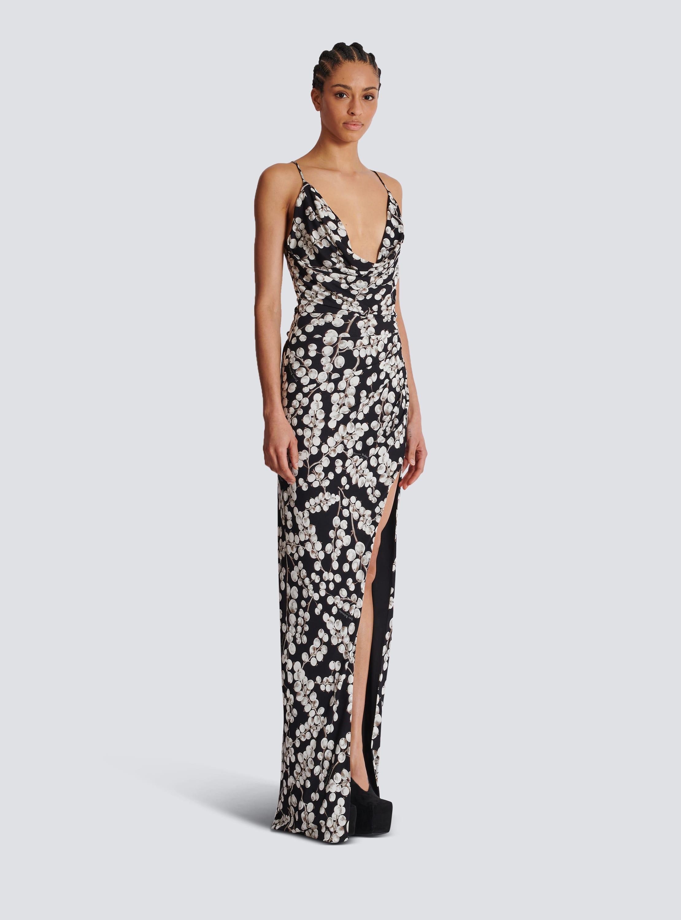 Long dress with Redcurrant print Product Image