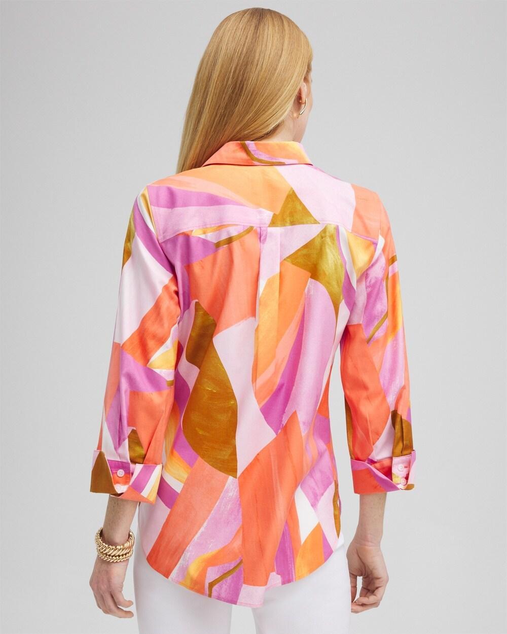 No Iron™ Stretch Abstract Mix Shirt Product Image