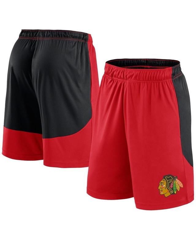 Fanatics Mens Chicago hawks Go Hard Shorts - Red Product Image