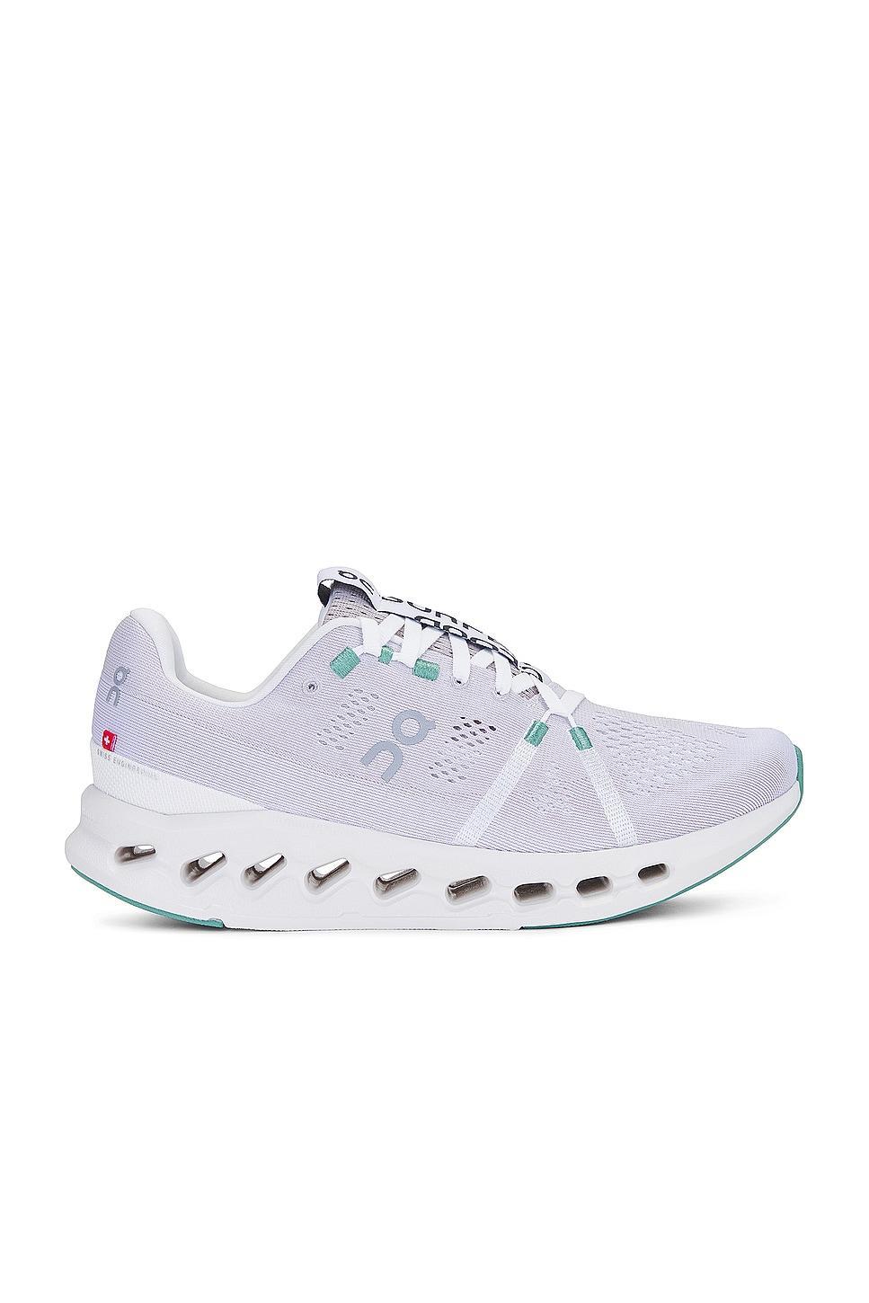 On Cloudsurfer Sneaker in Pearl & Ivory - White. Size 10 (also in 11). Product Image