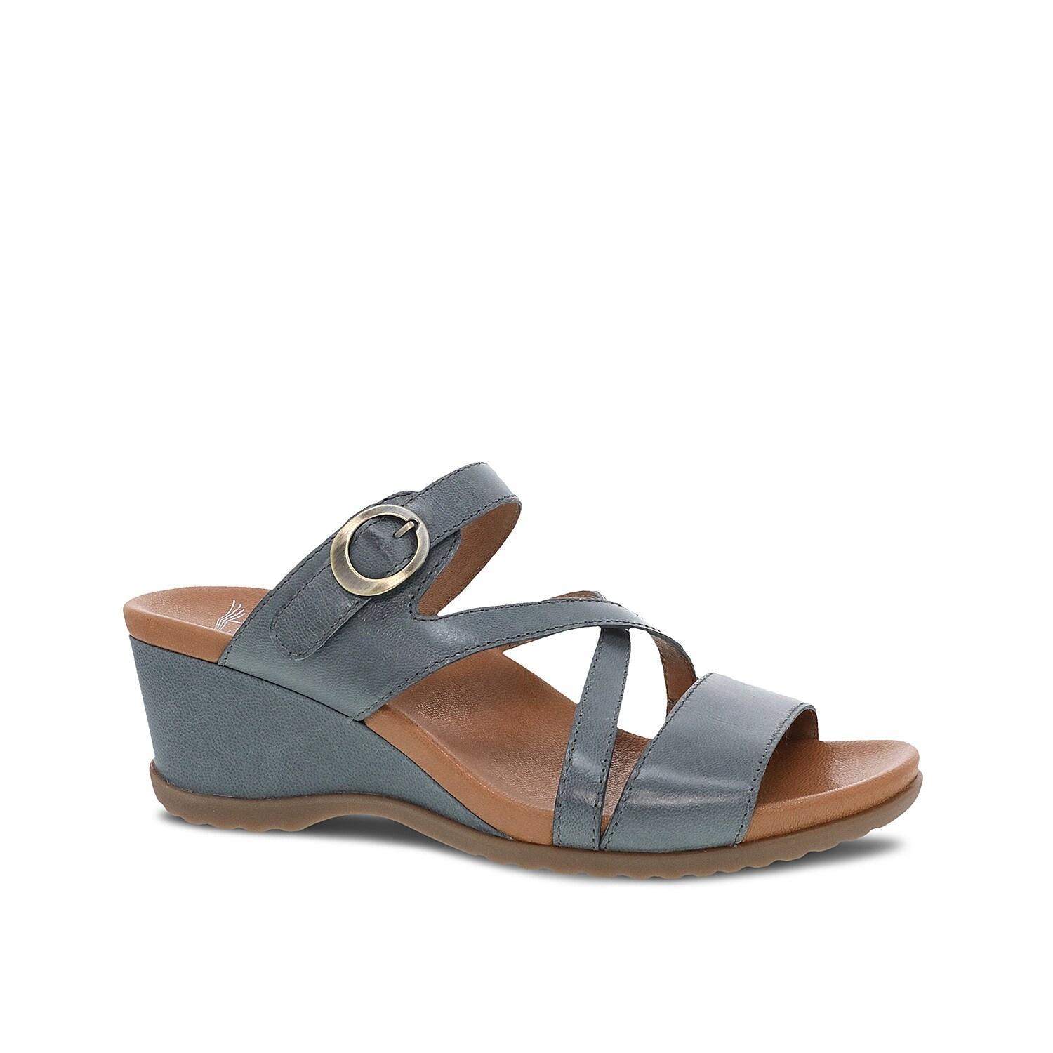 Dansko Ana Asymmetric Strappy Wedge Sandal Product Image