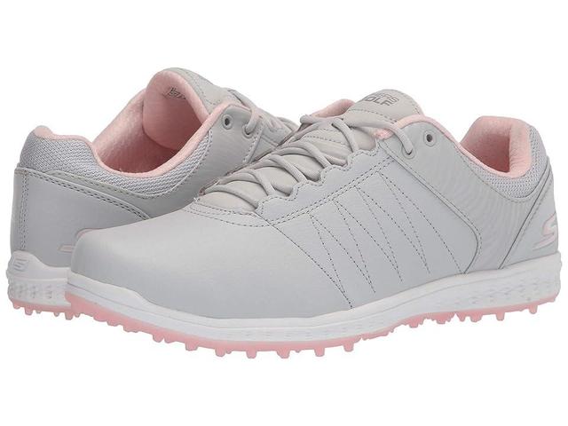 Skechers GO GOLF Pivot (Light Gray/Pink) Women's Shoes Product Image