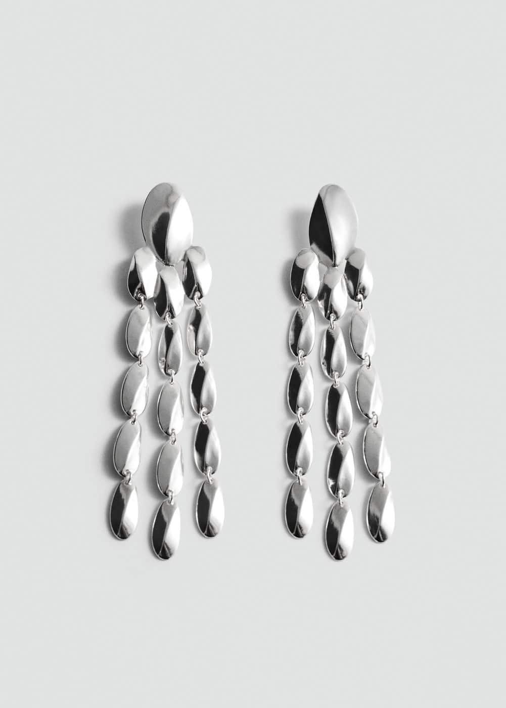 MANGO - Long waterfall earrings - One size - Women Product Image