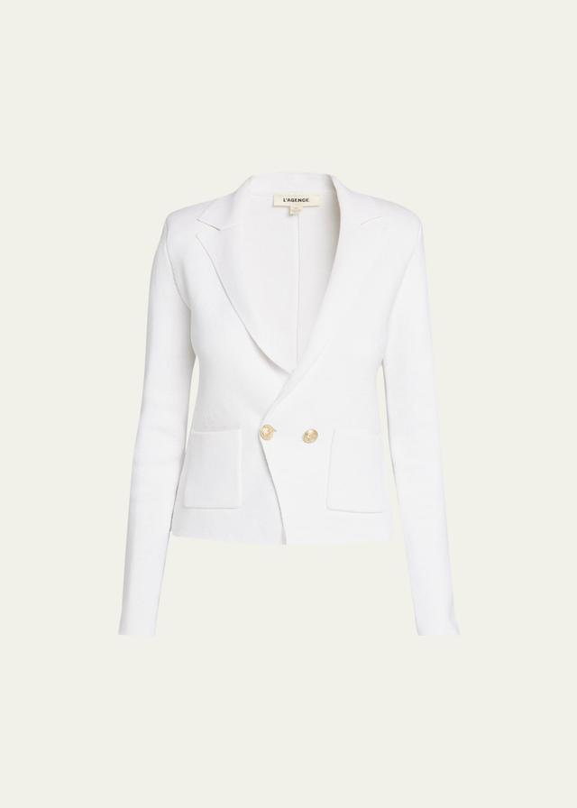 LAGENCE Sofia Cotton Blend Cardigan Blazer Product Image