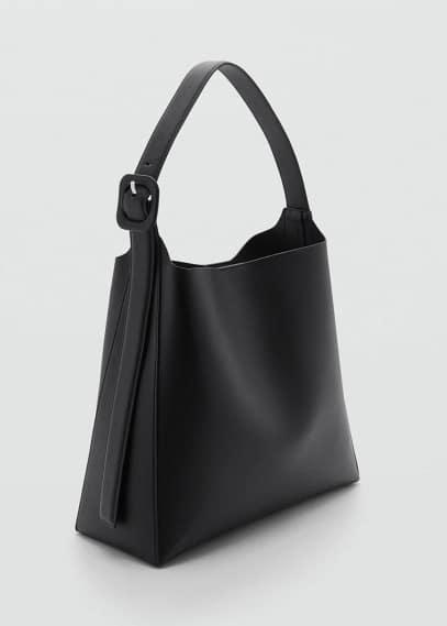 Shopper bag with buckle - Women | MANGO USA Product Image