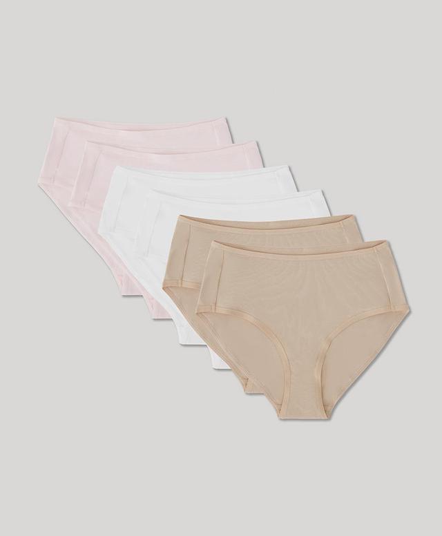 Womens Everyday High Cut Brief 6-Pack L Product Image