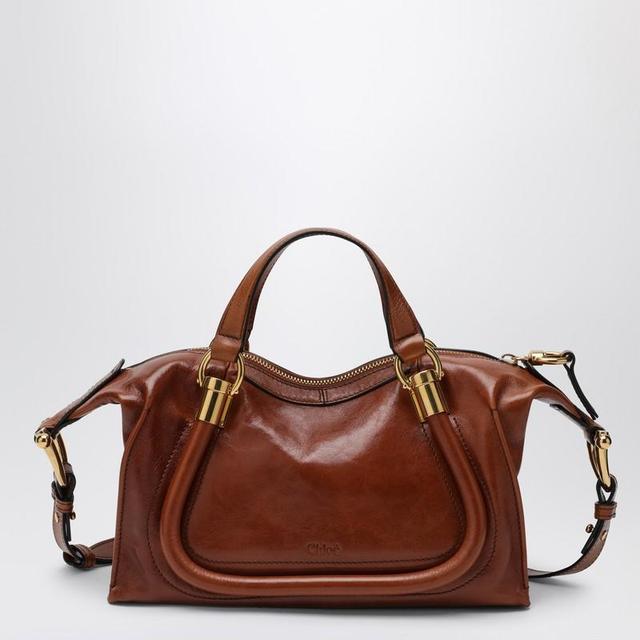 Small Paraty 24 Bag In Shiny Brown Leather Product Image