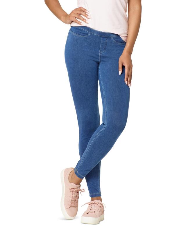 Hue Classic Stretch Denim Leggings, Regular & Plus Sizes Product Image