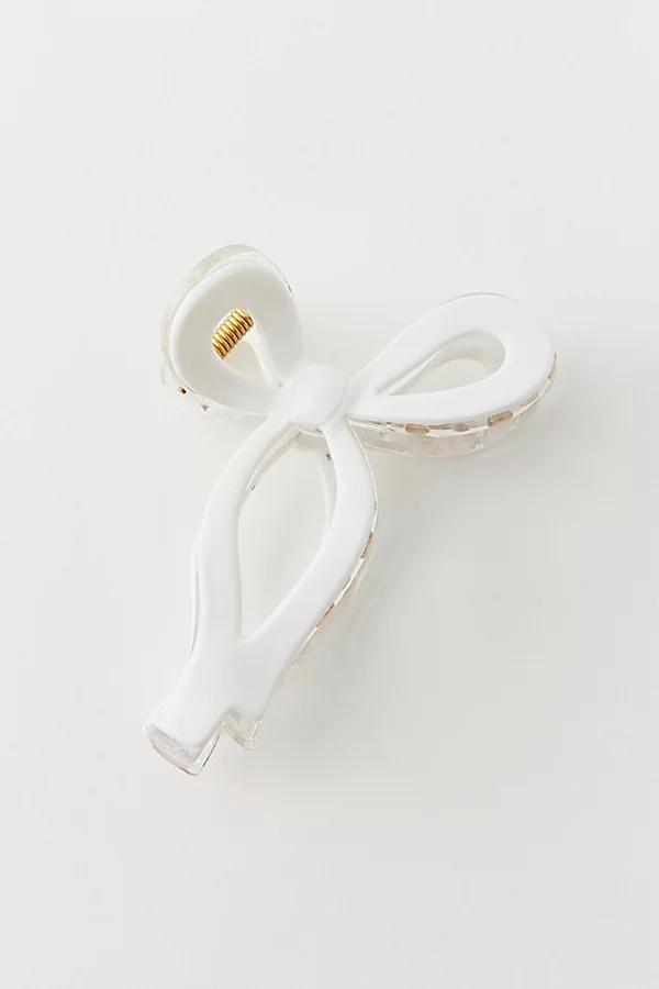 Bow Resin Claw Clip Womens at Urban Outfitters Product Image