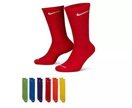 Nike Men's Everyday Cushioned Crew Socks 6 Pairs Product Image