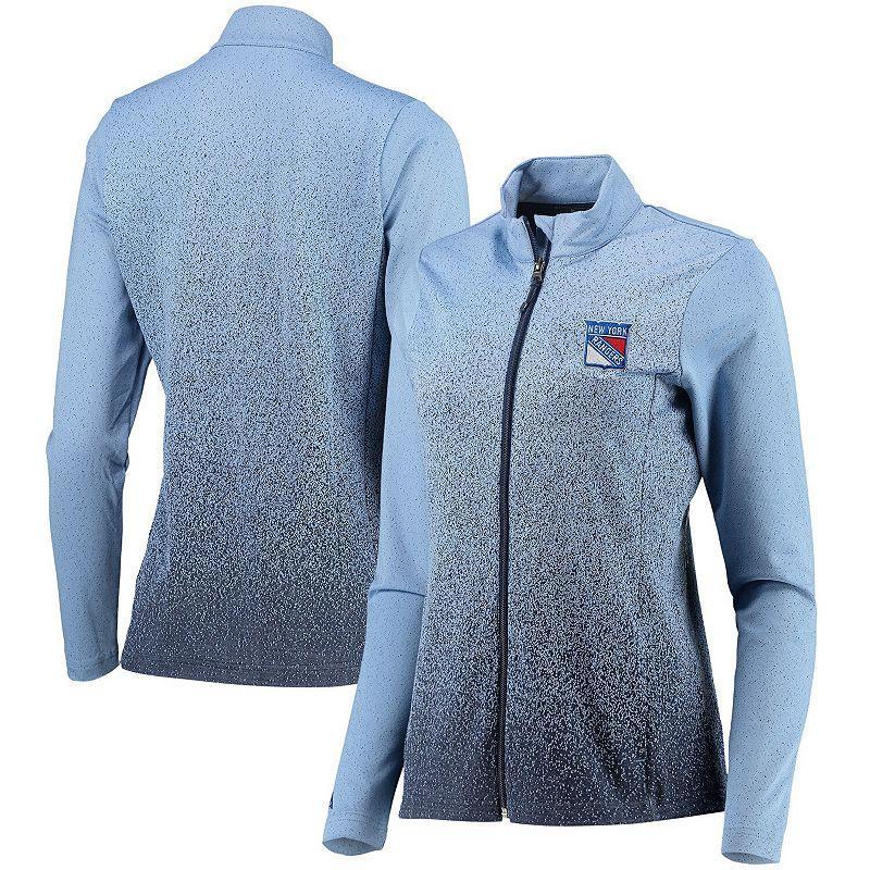 Womens Antigua Royal/Navy New York Rangers Guide Desert Dry Full-Zip Jacket Product Image