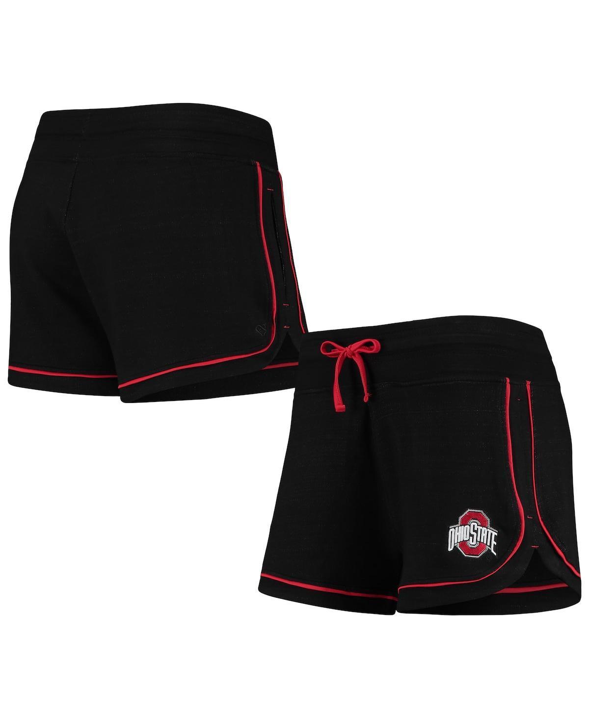 Womens Colosseum Heathered Black Ohio State Buckeyes Lil Sebastian Shorts Product Image