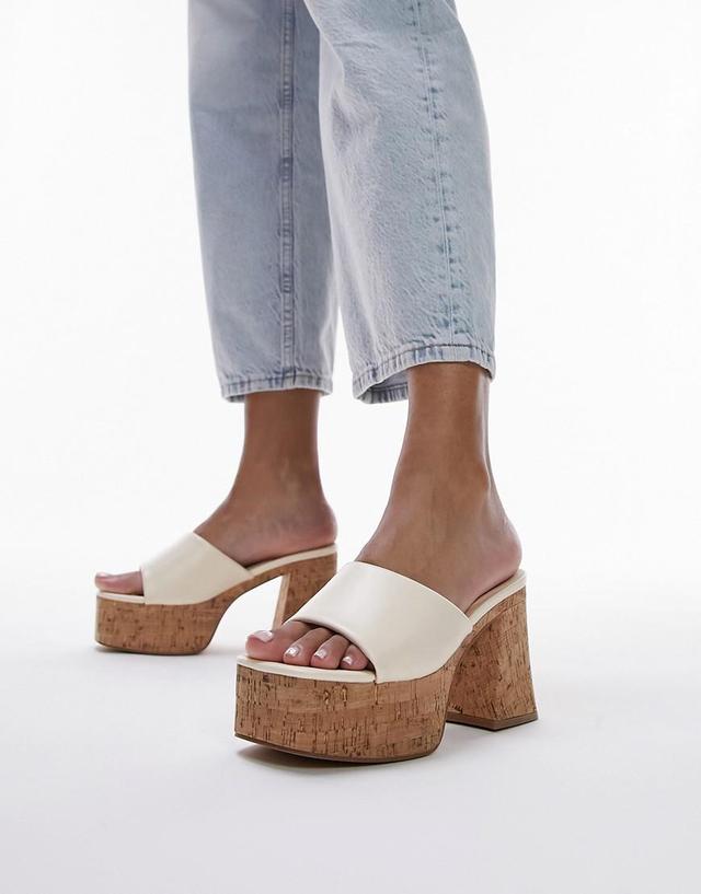 Topshop Aurelia mid heel strappy sandal Product Image