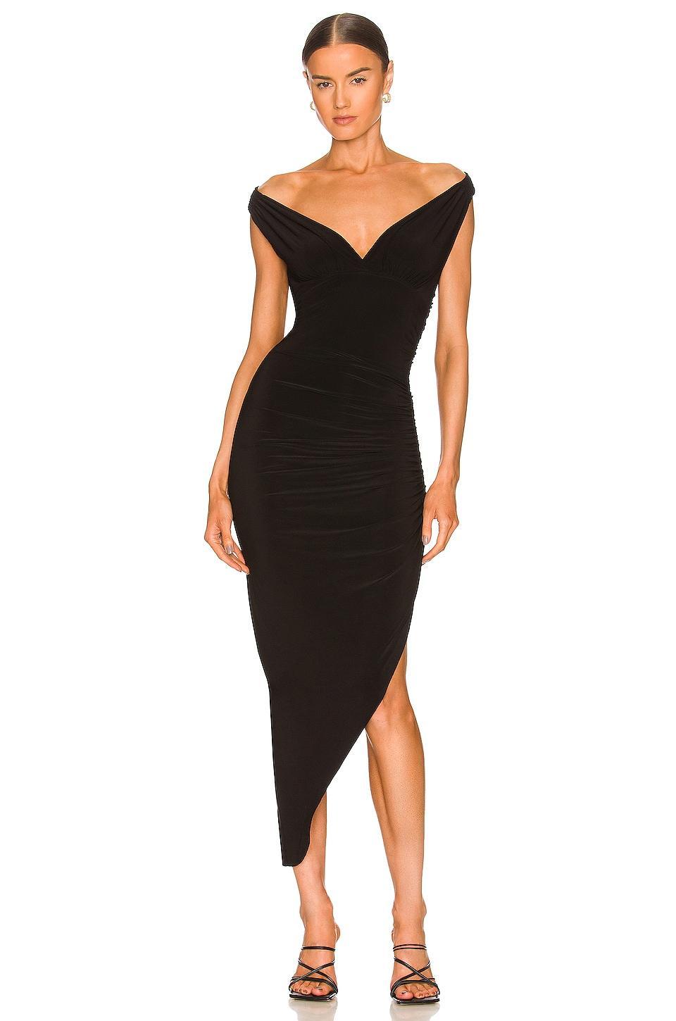 Tara Side Drape Gown Norma Kamali Product Image