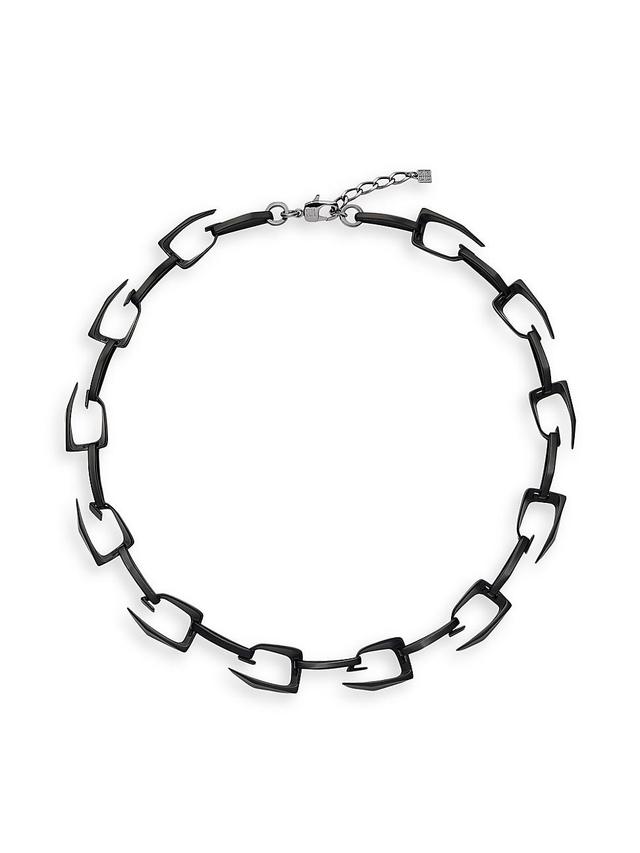 Mens Medium Giv Cut Necklace in Metal and Enamel Product Image