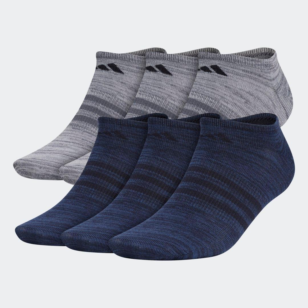 adidas Superlite No-Show Socks 6 Pairs Multicolor XL Product Image