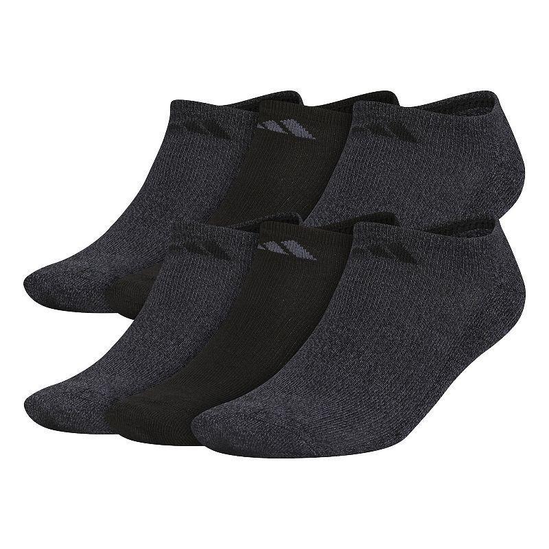 Mens adidas 6-pack Athletic Cushioned No-Show Socks Product Image