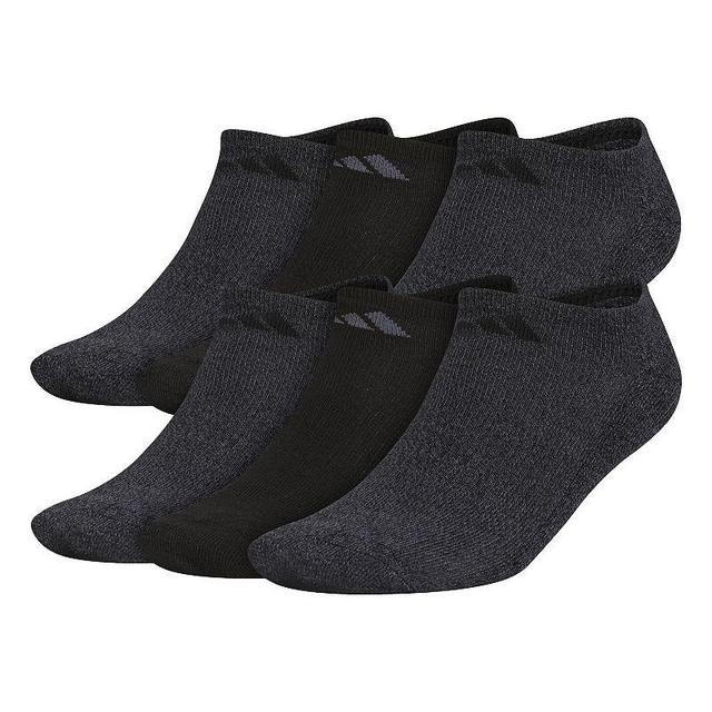 Mens adidas 6-pack Climalite Cushioned No-Show Socks, Size: 6-12, Black Product Image