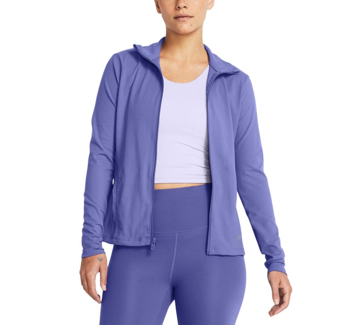 Women's Motion Zippered Mock-Neck Jacket Product Image