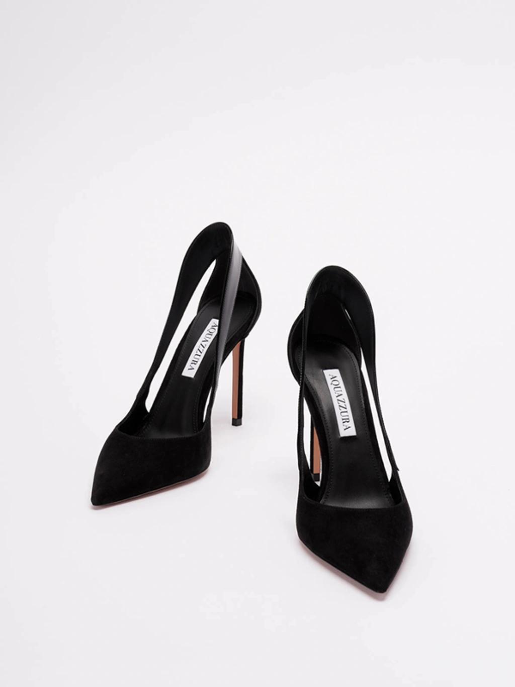 AQUAZZURA Dangerous Liaisons 105mm Pumps In Black Product Image