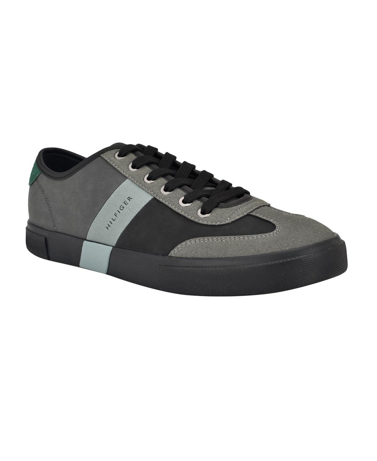 Tommy Hilfiger Mens Pandora Lace Up Low Top Sneakers - Grey Product Image