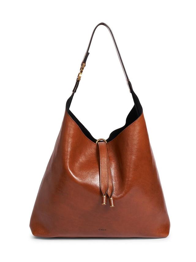 Womens Marcie Leather Hobo Bag Product Image