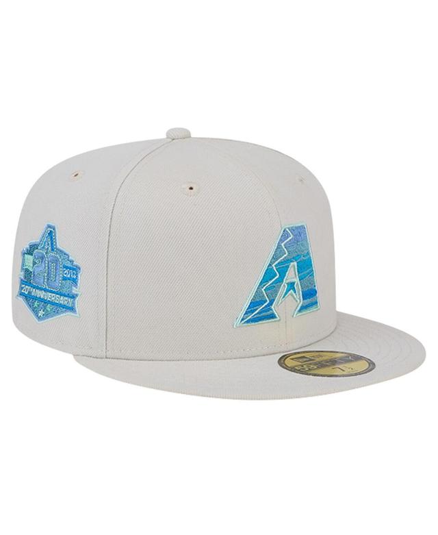 Mens New Era Khaki Arizona Diamondbacks Stone Mist 59FIFTY Fitted Hat Product Image