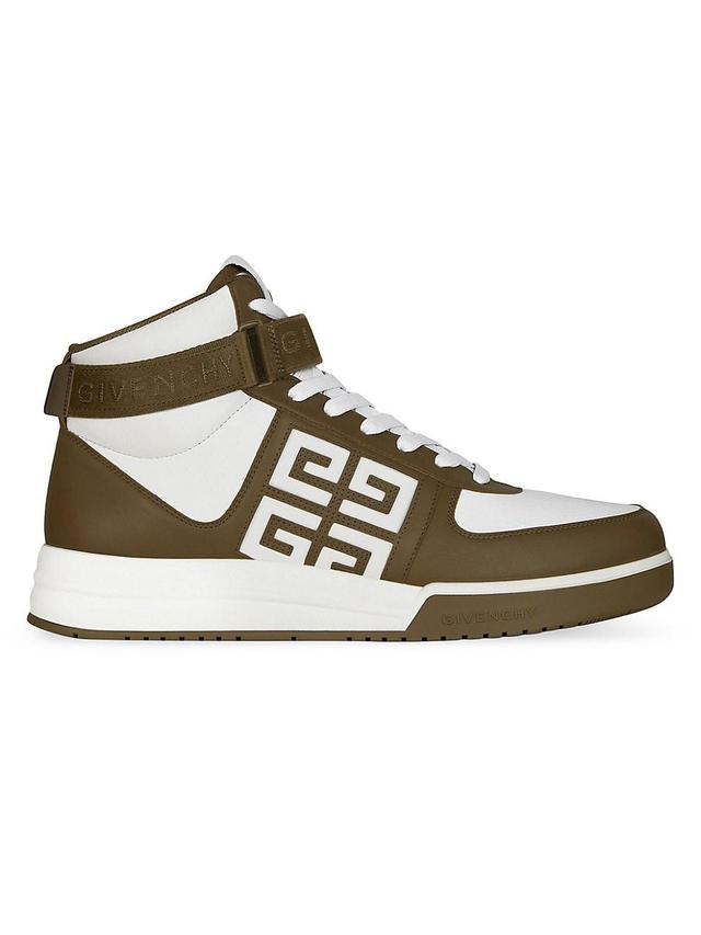 Mens G4 High Top Sneakers In Leather Product Image