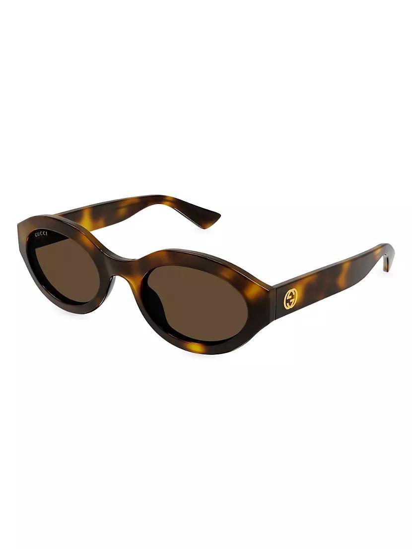 Womens Minimal GG 53MM Oval Sunglasses Product Image