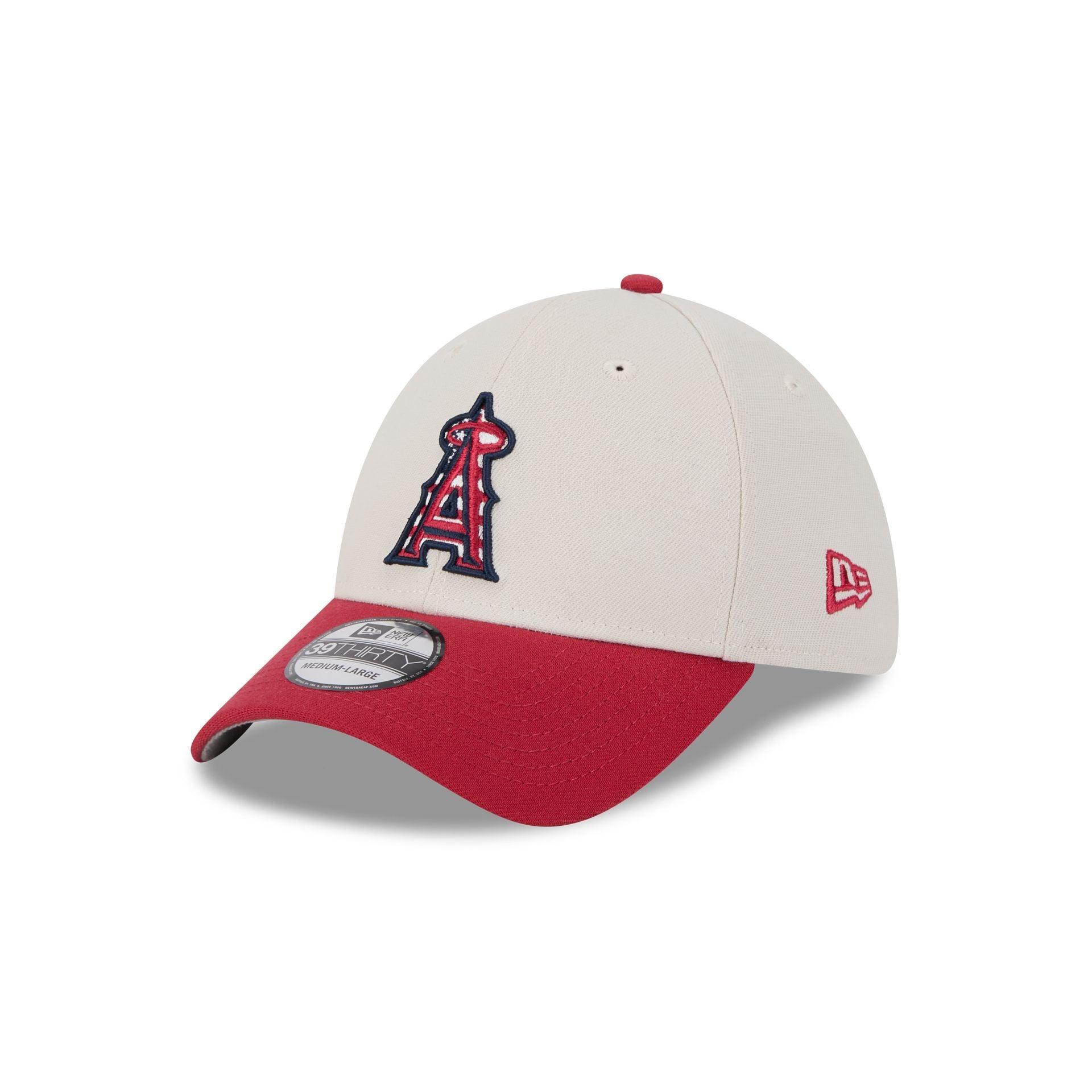 Los Angeles Angels Independence Day 2024 39THIRTY Stretch Fit Hat Male Product Image